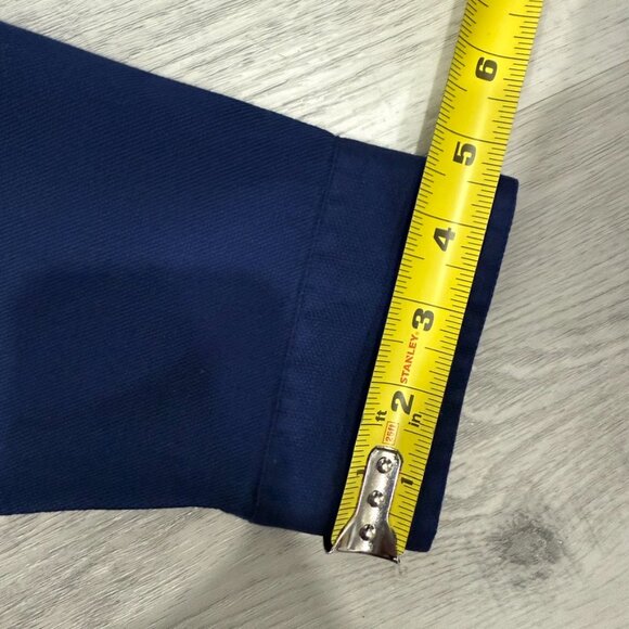 Ben Sherman Slim Fit Navy Blue Casual Button Down Shirt Neck 16 Size L - Picture 14 of 15